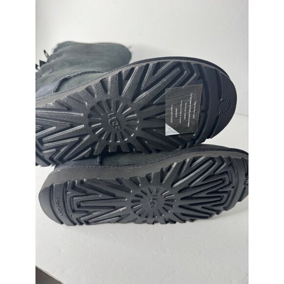 UGG Bailey Bow II Black Shearling Boot Women's US 5 EU 36 UK 3 NIB - Picture 8 of 8